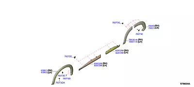 Nissan/INFINITI 82876-6TA5A MOUL (RR) Door. MOULDING Door • $171.22