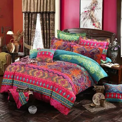 Single/KS/Double/Queen/King/Super King Soft Quilt/Duvet Cover Set-Mandala Love • $31.50