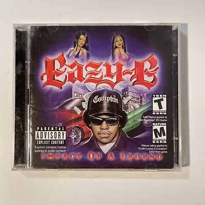 Eazy-E Impact Of A Legend CD DVD PC ROM GAME!  Includes Poster!! RARE! • $99