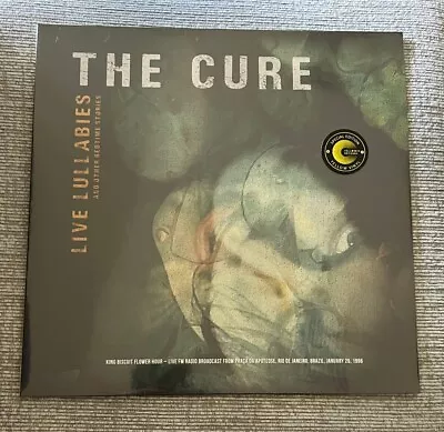 THE CURE Live Lullabies Rio 1996 King Biscuit LP YELLOW Vinyl NEW SEALED • $28