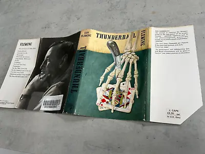 EXCELLENT Thunderball DJ Cape FIRST EDITION/1st 1977 Ian Fleming James Bond 007 • $43.58