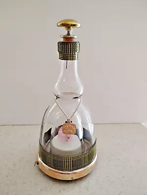 VTG Prince Musical Bottle Glass Liquor Decanter With Dancing Couple Works  • $75