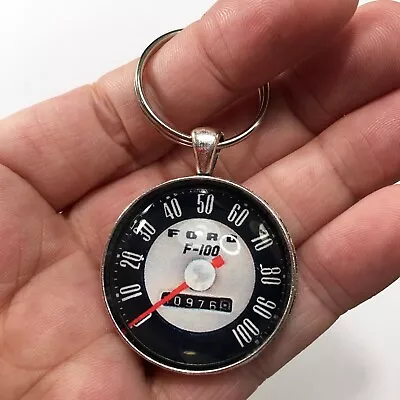 Vintage Ford F100 F-100 Truck 100 MPH Speedometer Keychain • $12.95