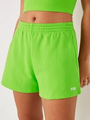 Victoria's Secret PINK CAMPUS SWEAT SHORTS S SUPER CUTE!!!! • $34.12