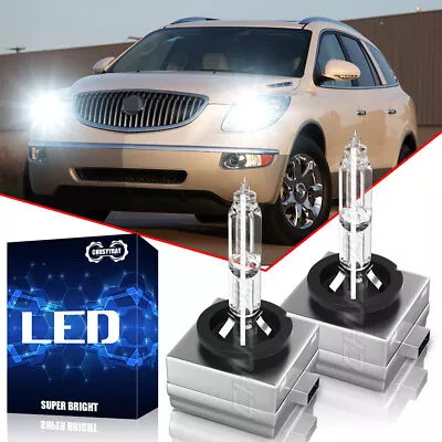 For Buick Enclave 2008-2012 High/Low Beam HID Headlight Xenon White Bulbs • $24.99