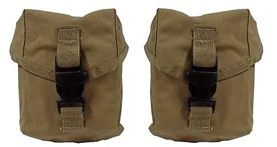 Specialty Defense SDS MOLLE II 100 Round SAW/Utility Pouches - Coyote - SET OF 2 • $22
