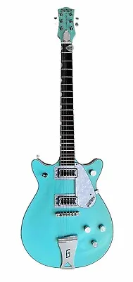 Gretsch G5237 Electromatic Double Jet FT Electric Guitar Surf Green And White • $550