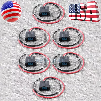 6pcs New Fuel Injector Connector Pigtails For Honda Odyssey Pilot Acura Saturn • $10.49