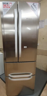 £199 • Buy Hotpoint Tall Silver Fridge Freezer FFU4DX 1 - CS H65