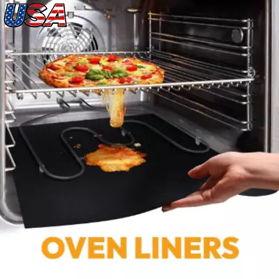 1pc Oven Liners For Bottom Of Oven Cooking Baking Reusable Microwave Sheet Pad • $5.49