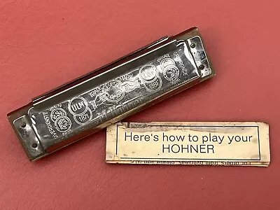 Pre WW2 Hohner Marine Band 1896 Harmonica Key Of C Major With Original Paper • $9.56