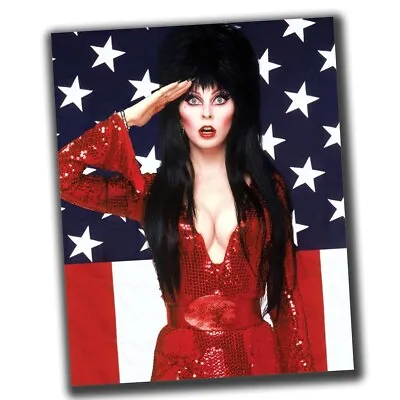 Elvira Mistress Of The Dark Vintage Retro Photo Glossy Big Size 8X10in L024 • $14.99