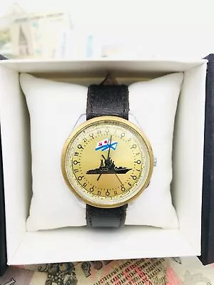 🐧 Rare Raketa 24 Cities Polar Soviet Arctic Watch 2623 Wristwatch USSR ❄️ • £122.69