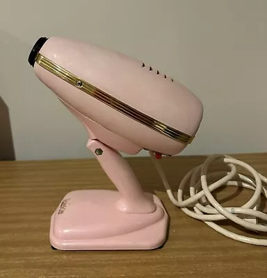 Vintage/Retro Pink Atomic Ronson Hair Dryer In Original Box ~ Display/Parts Only • $90