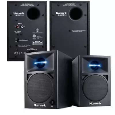 Numark N-Wave 360 Monitor Speakers New Perfect For Home/Small Studio / DJs • £39.99