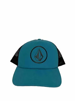 Volcom Teal & Black SnapBack Trucker Hat • $19.99