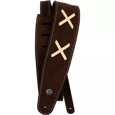 D'Addario Vintage Suede Guitar Strap Brown • $61.99