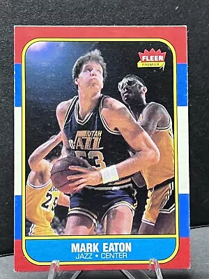 1986-87 Fleer Basketball #28 Mark Eaton (RC) (LL) • $4