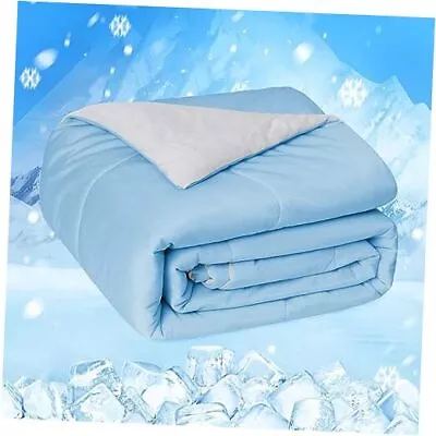  Cooling Comforter Japanese Double-Sided Cold Tech Fabric Queen (90 X90 ) Blue • $88.85