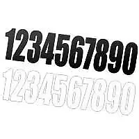 RACE NUMBERS X 9 BLACK OR WHITE 4 INCH NUMBERS  Uk • £1.25