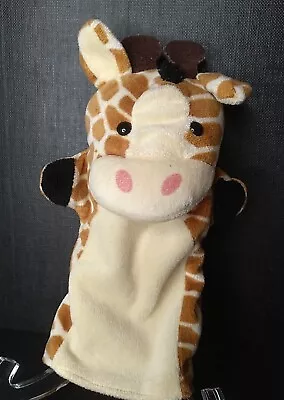 Melissa & Doug Soft Giraffe Lovey Hand Puppet 9.5 Inches Washable • $9.24