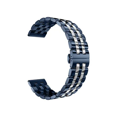 1pc 20mm 22mm Solid Bracelet Stainless Steel Replacement Metal Watch Band Strap • $12.89