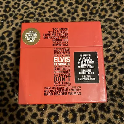 Elvis Presley: Elvis #1 Singles [NEW Limited Edition Numbered 20 CD Box] *SEALED • $39.99