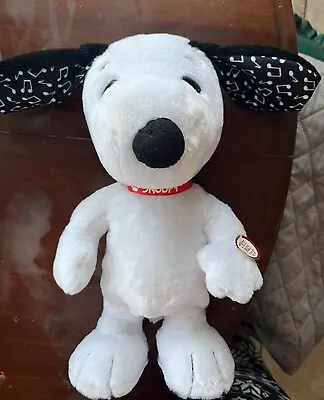Snoopy Dancing Musical 13  The Peanuts Movie Plush 2015 Animated Works Great • $25