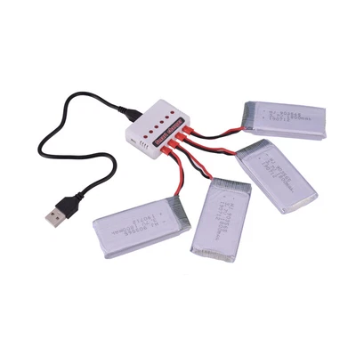 $46.36 • Buy 4Pcs Lipo Battery 3.7V 1800mAh JST Plug High Capacity For Drone RC Quadcopter