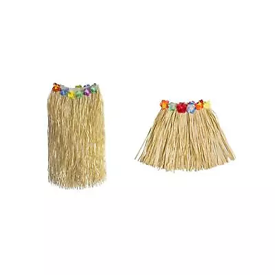 Hawaiian Skirt With Flowers Grass Skirt Tropical Skirts For Festival Party • $8.46