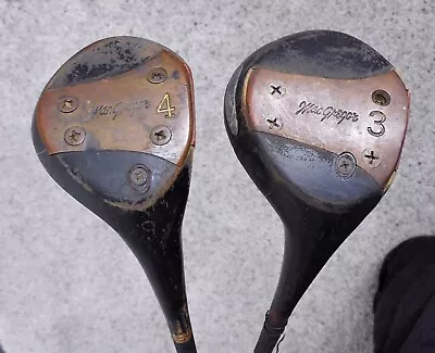 Vintage MacGregor Tommy Armour 3 And 4 Fairway Persimmon Woods 693 M85 • $20