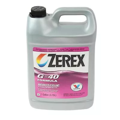 Valvoline Zerex Coolant Antifreeze Pink G40 1 Gallon 861526 For Mercedes Porsche • $27.96