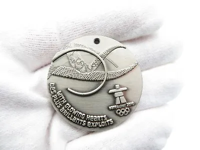 $29.99 • Buy Authentic Vancouver 2010 Olympic Participation Medal, Winter Olympics, Holed