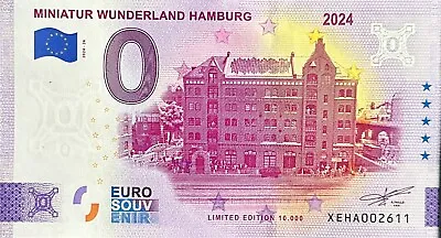 Ticket 0 Euro Miniature Wonderland Hamburg 2024-26 Number Various • £5.93