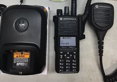 Motorola XPR7550e UHF CPS 16 Radio AAH56RDN9WA1AN WiFI AES OTAR Bluetooth Enable • $650