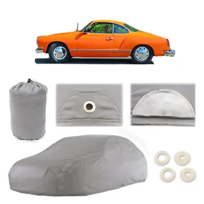 Volkswagen Karmann Ghia 6 Layer Car Cover Outdoor Water Proof Rain Snow Sun Dust • $55.95