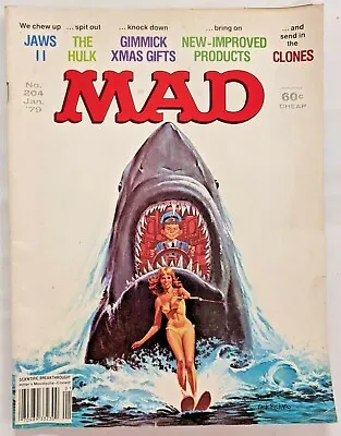 MAD MAGAZINE January 1979 #204 Jaws II -M260 • $14.99