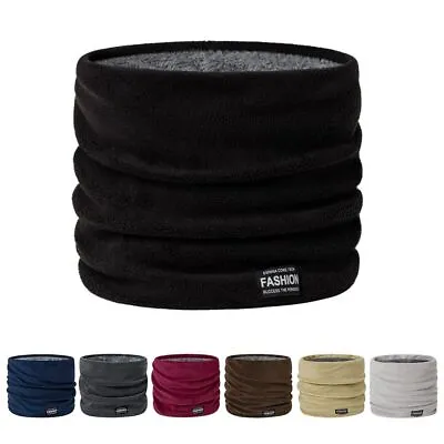 Thick Warm Fleece Lined Fleece Neck Warmer For Men  For Cold Weather • $8.29