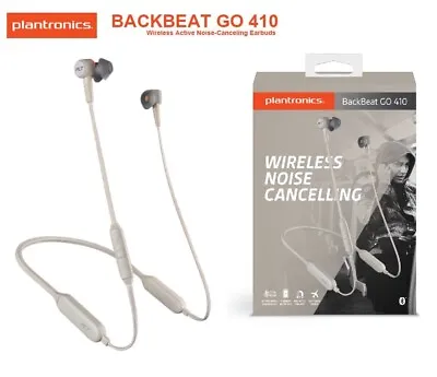 Plantronics BackBeat GO 410 Wireless Headphones Active Noise Cancelling Earbuds • $127.40