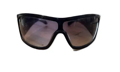 Marc By Marc Jacobs Womens Logo MMJ 024/S Sunglasses Navy Blue Shield Oversized • $38.90