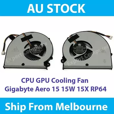 CPU GPU Cooling Fan For Gigabyte Aero 15 15W 15X 15 X9 15-X9 15Y 15-Y9 RP64 RP65 • $41