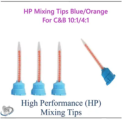Dental HP Maxima Crown And Bridge Mixing Tips 10:1 Blue Fine Mixpac HP Tips  • $25.50