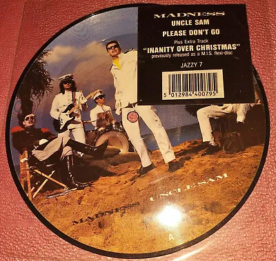 £75 • Buy MADNESS - UNCLE SAM - 7  PICTURE DISC - Suggs Ska Stiff Two 2 Tone Cd Lp Vinyl