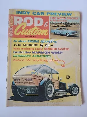 ROD & Custom Magazine June 1965 Indy Car Marmon Wasp Paper Model • $183.17