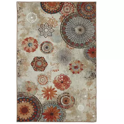 Mohawk Home Alexa Ornamental Floral Medallion 7' 6  X 10' Area Rug Multi Col • $94.24