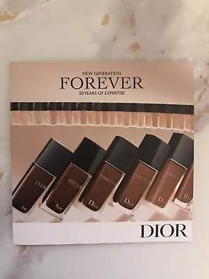Dior Forever Skin Glow Foundation New Sample Package Warm Neutral Shades 24 Hr • $8.95