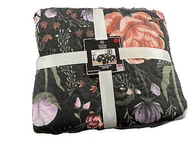 King Size Printed Bedspread CottonKing By Mayfair Egyptian Cotton Touch • £30