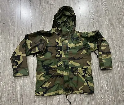 Genuine US Military Cold Weather Camouflage Parka Size Large Regular Ecwcs • $89