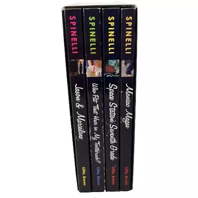 Jerry Spinelli Collection Maniac Magee 4 Book Box Set Like New • $24.99