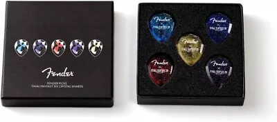 Fender 75th Special Limited Guitar Picks Final Fantasy XIV Crystal Shards 5pcs • $93.46